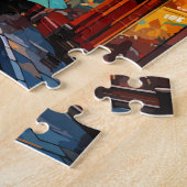 ダブリンアイルランドトラベルアートヴィンテージ ジグソーパズル (側面)