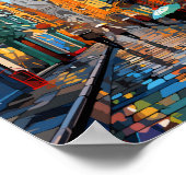 ダブリンアイルランドトラベルアートヴィンテージ ポスター (角)