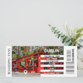 ダブリンアイルランド機搭乗券ゲットウェイ 招待状 (スタンド正面)