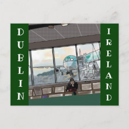 ダブリンアイルランド空港はがき ポストカード