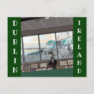 ダブリンアイルランド空港はがき ポストカード