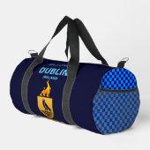 ダブリンアイルランド – アイリパーソナライズされたッシュ ダッフルバッグ (右コーナー)