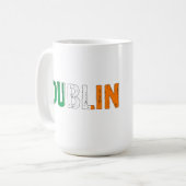 ダブリンアイルランド コーヒーマグカップ (正面左)