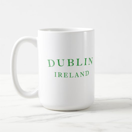 ダブリンアイルランド コーヒーマグカップ (左)