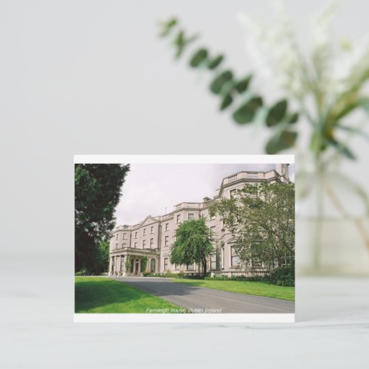 ダブリンアイルランド、ファームリーハウス、フェニックスパーク ポストカード (スタンド正面)