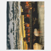 ダブリンアイルランド フリースブランケット (正面)