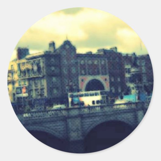 ダブリンアポップ・アートのート ラウンドシール (正面)