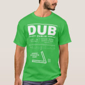 ダブリンエアポートDUB Tシャツ (正面)