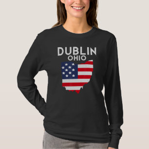 ダブリンオハイオUSA州アメリカトラベルオヒオアン Tシャツ