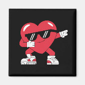 ダブリングハートおもしろギフト バレンタイン マグネット (正面)