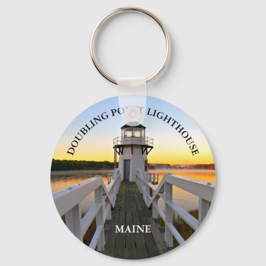 ダブリングポイントライトハウスメインラウンドキーリング キーホルダー (正面)
