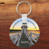 ダブリングポイントライトハウスメインラウンドキーリング キーホルダー (正面)