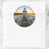 ダブリングポイントライトハウス、メインラウンドステッカー ラウンドシール (バッグ)