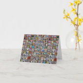 ダブリングリーティングカードの100ドア カード (黄色い花)