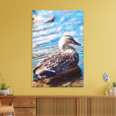 ダブリング・リプル キャンバスプリント (インサイチュ (リビング))