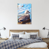 ダブリング・リプル キャンバスプリント (インサイチュ (寝室))