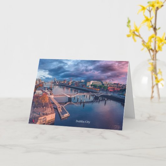 ダブリンシティ カード (黄色い花)