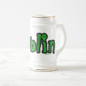 ダブリンスカルビアスタイン ビールジョッキ (正面右)