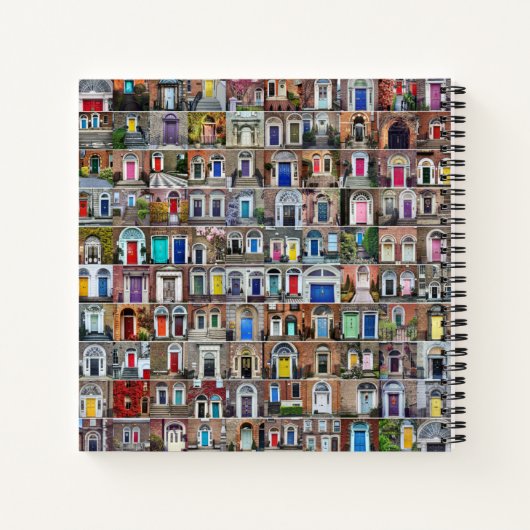 ダブリンスクエアノートブックの100ドア ノートブック (裏面)