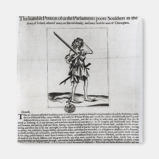 ダブリンブロードシート， 1647 マグネット (正面)