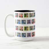 ダブリンマグカップのレインボードア ツートーンマグカップ (左)