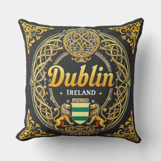 ダブリン共和国 クッション (正面)