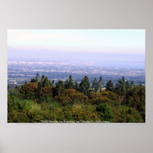 ダブリン山脈、アイルランドの風景 ポスター