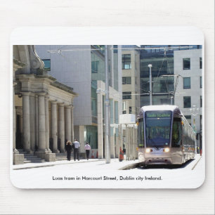 ダブリン市アイルランドのLuas Tram、Harcourt St. マウスパッド