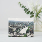 ダブリン市街スカイライン、オコネル橋 ポストカード (スタンド正面)