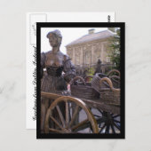 ダブリン葉書にモリーマロンを入れる ポストカード (正面/裏面)