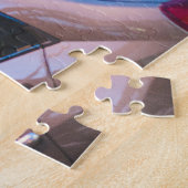 ダブリン通りシーンアイルランド。アイリッシュタクシー。 ジグソーパズル (側面)