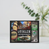 ダブリン2のビュー(メッセージ付きカスタム) ポストカード (スタンド正面)