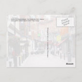 ダブリン、アイルランドからの場面 ポストカード (裏面)