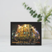 ダブリン、アイルランドからの挨拶 ポストカード (スタンド正面)