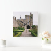 ダブリン・アイルランドのドリムナグ城の時計。 スクエア壁時計 (ホーム)