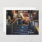 ダブリン・アイルランドのパブ ポストカード (正面/裏面)