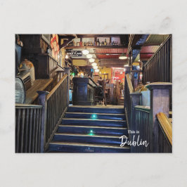 ダブリン・アイルランドのパブ ポストカード