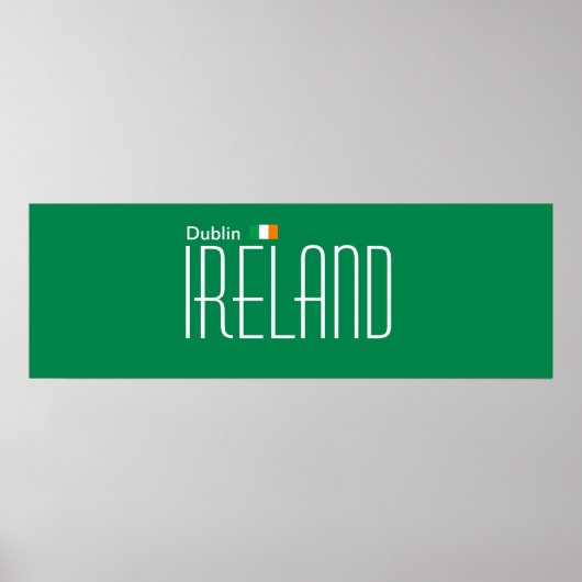 ダブリン，アイルランドのポスター ポスター (正面)