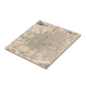 ダブリン、アイルランドの地図 タイル (側面)