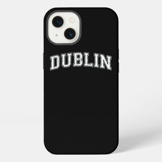 ダブリン アイルランドの首都 iPhoneケース (裏面)