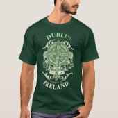 ダブリン アイルランド ケルト十字 Tシャツ (正面)