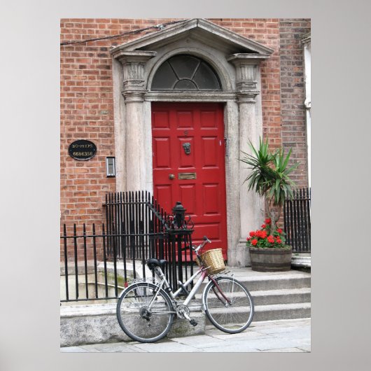 ダブリン（アイルランド） ポスター (正面)