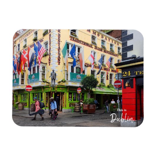 ダブリン – アイルランド マグネット (横)