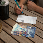 ダブリン アイルランド 水彩ポストカード 招待状