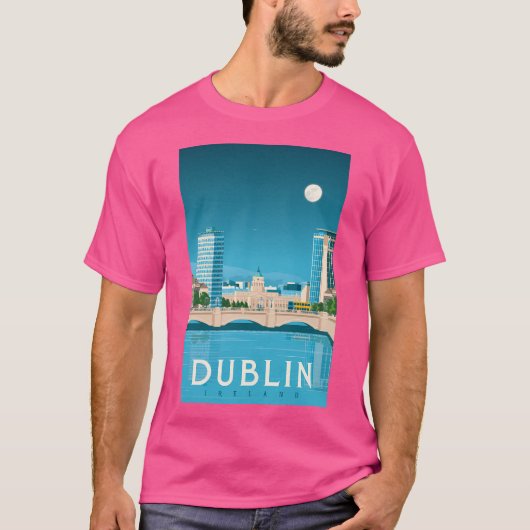 ダブリン – アイルランド Tシャツ (正面)
