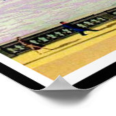 ダブリン、オコネル橋のリフィー川 ポスター (角)