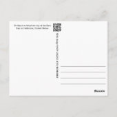 ダブリン、カリフォルニア州を訪問 ポストカード (裏面)