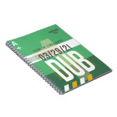 ダブリン – トラベルジャーナル ノートブック (右側)