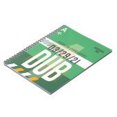 ダブリン – トラベルジャーナル ノートブック (左側)