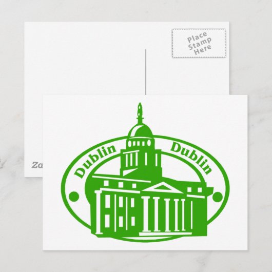 ダブリン ポストカード (正面/裏面)